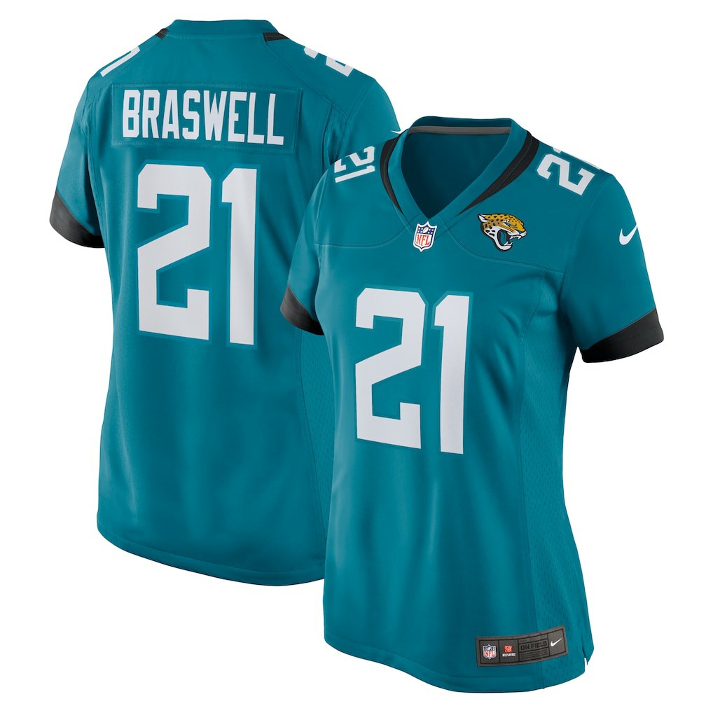 NFL Jacksonville Jaguars Christian Braswell  Women's Team Game Jersey