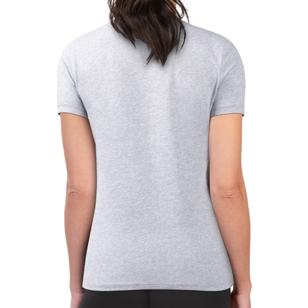 Baltimore Orioles G-III 4Her by Carl Banks Women's Super-Slim Fit Lightweight Love Graphic Team T-Shirt - Heather Gray