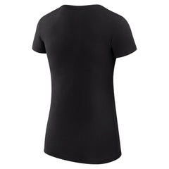 Cincinnati Reds G-III 4Her by Carl Banks Women's Super-Slim Fit Lightweight Love Graphic Team T-Shirt - Black