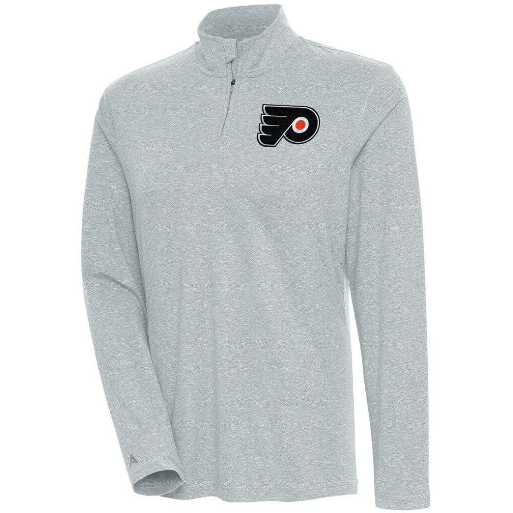 Philadelphia Flyers Antigua Women's Confront Quarter-Zip Pullover Top