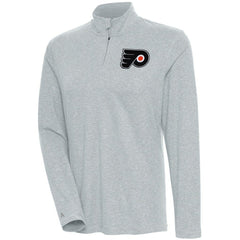 Philadelphia Flyers Antigua Women's Confront Quarter-Zip Pullover Top
