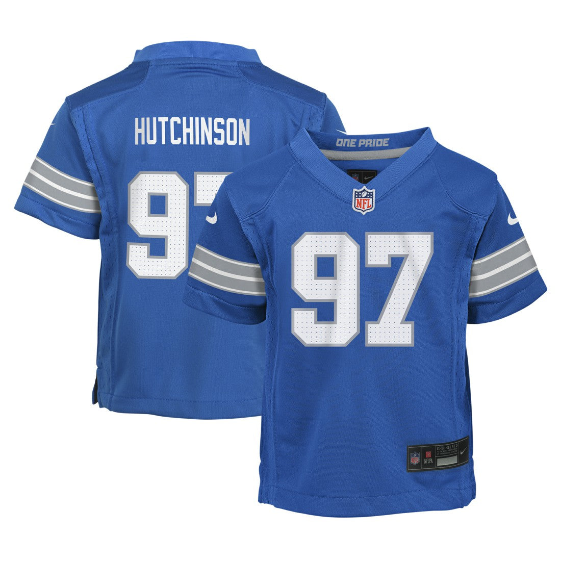 NFL Detroit Lions Aidan Hutchinson  Preschool Player Game Jersey