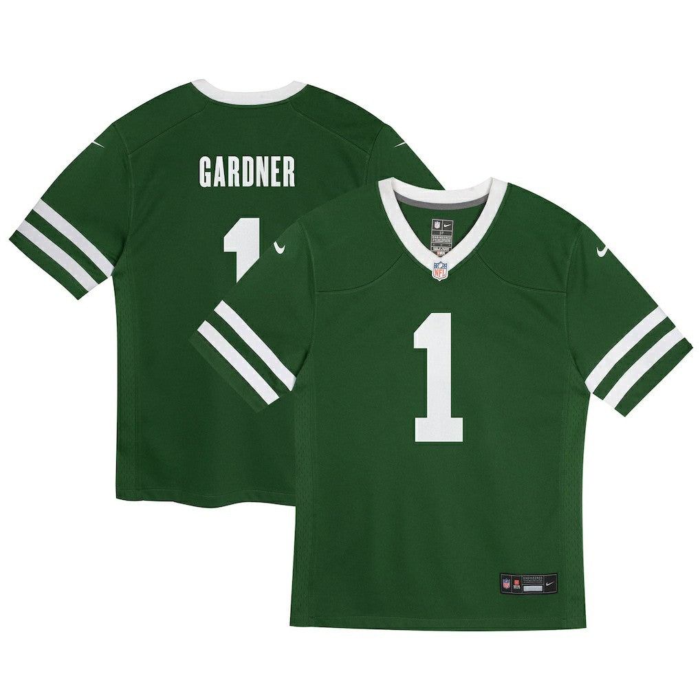 NFL New York Jets Ahmad Sauce Gardner  Preschool Game Jersey