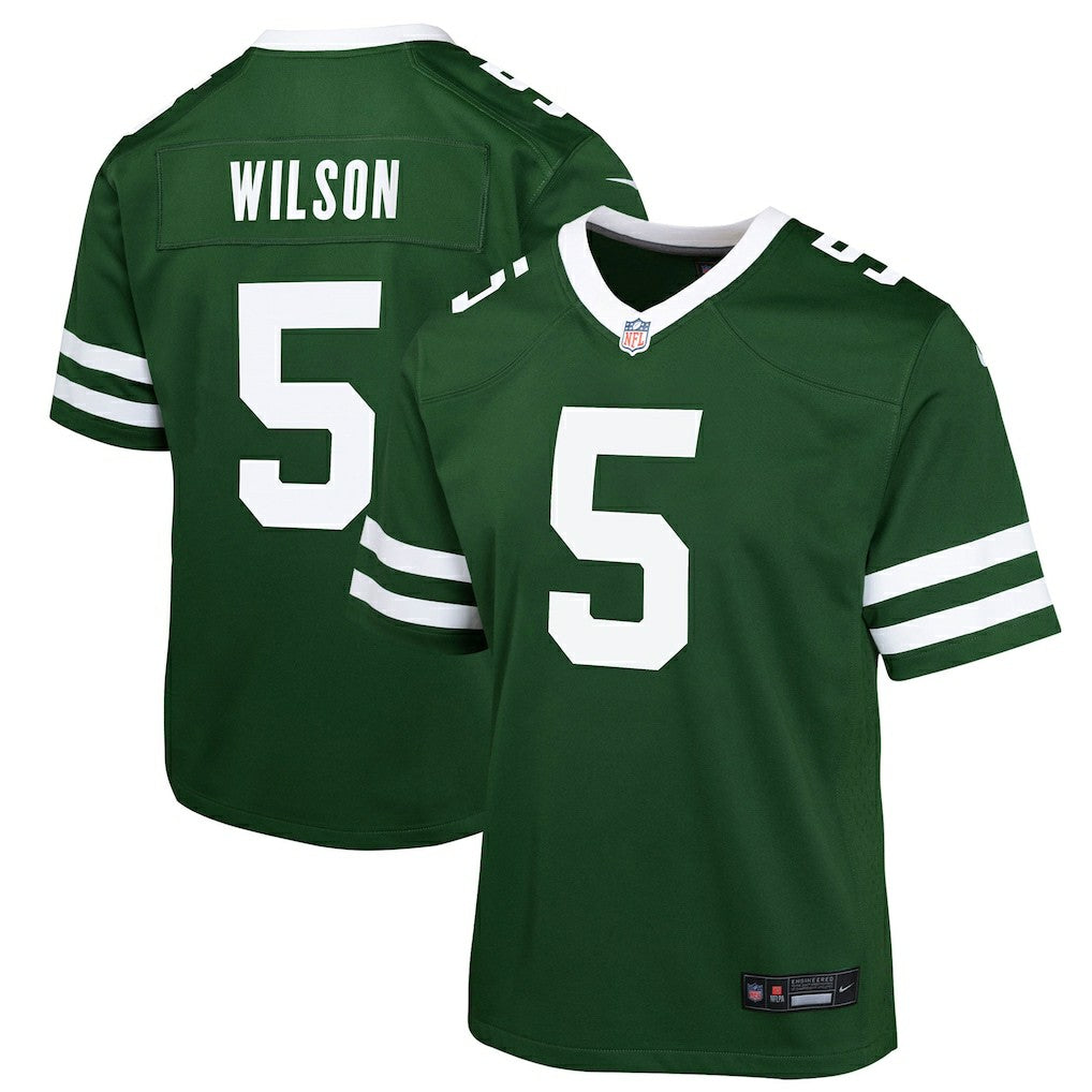 NFL New York Jets Garrett Wilson  Youth Game Jersey