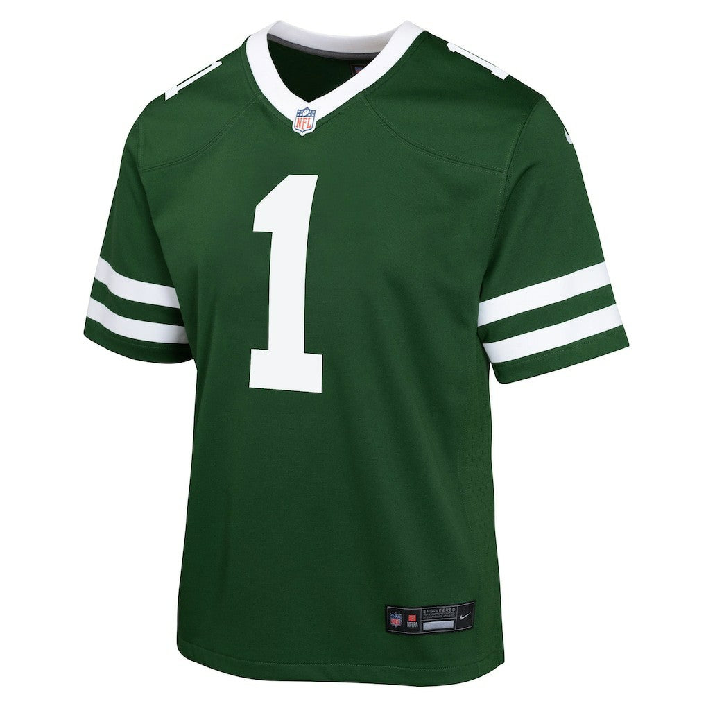NFL New York Jets Ahmad Sauce Gardner  Youth Game Jersey