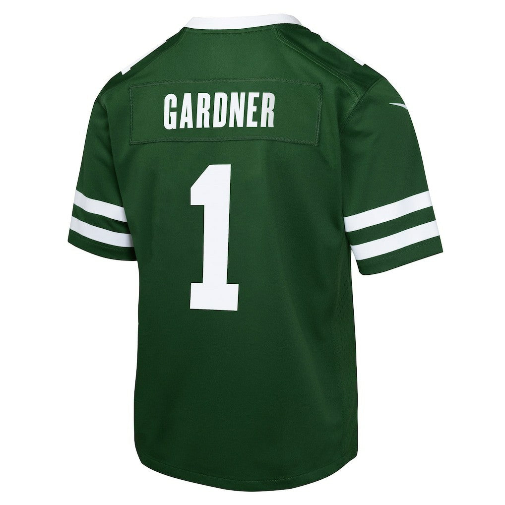NFL New York Jets Ahmad Sauce Gardner  Youth Game Jersey