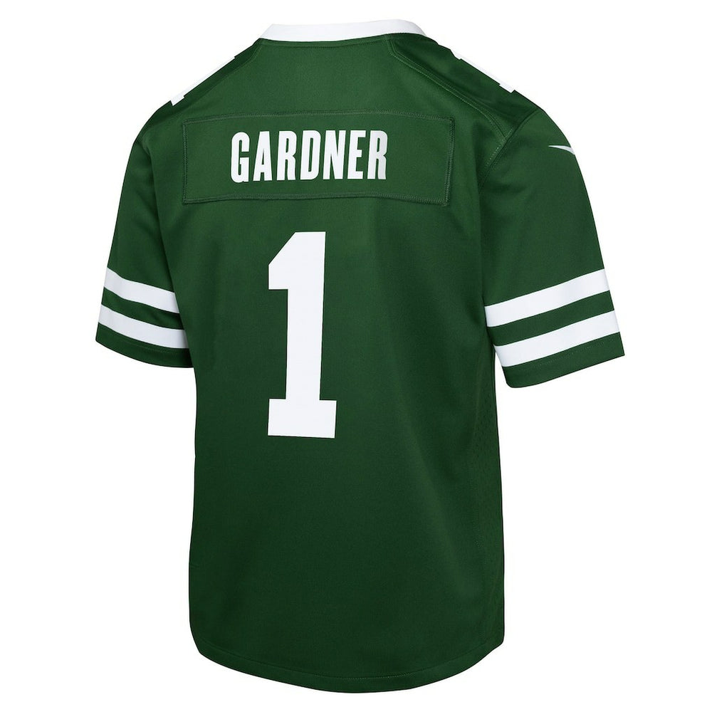 NFL New York Jets Ahmad Sauce Gardner  Youth Game Jersey