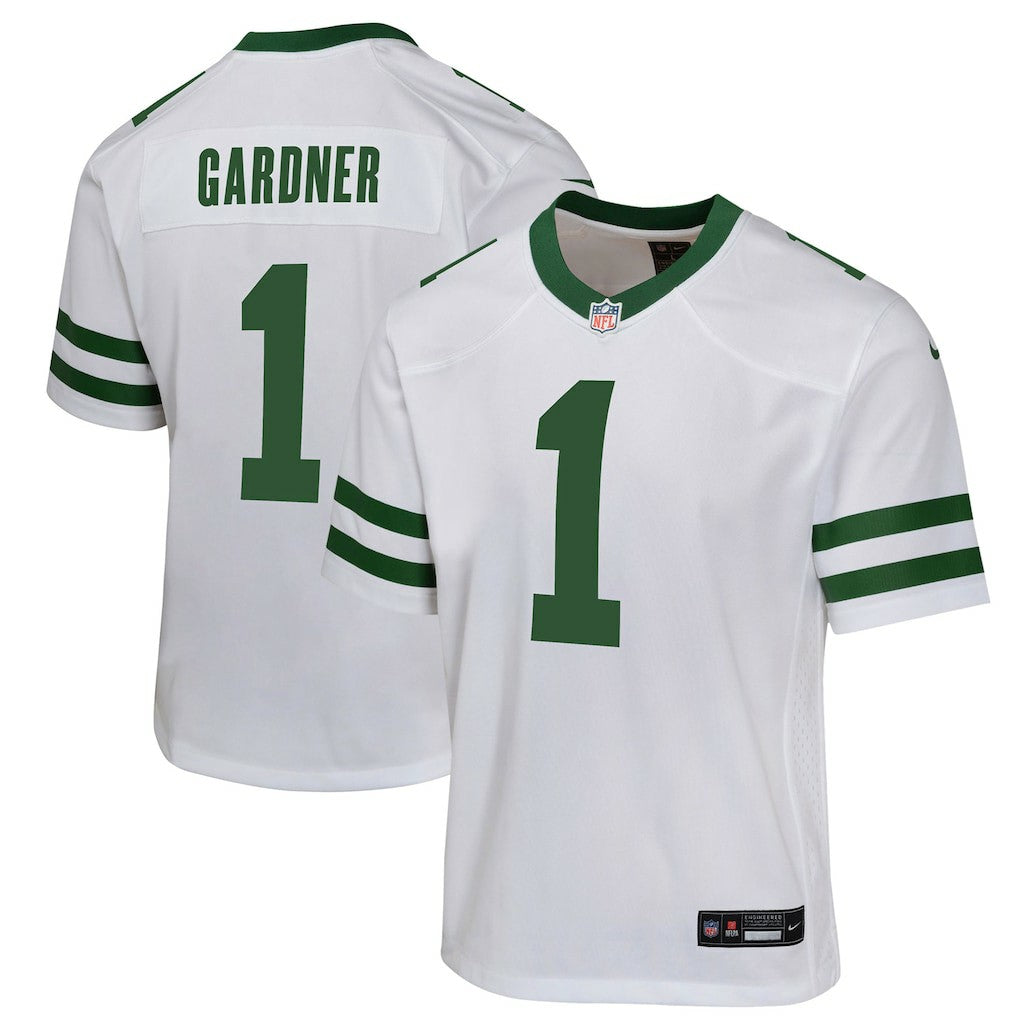 NFL New York Jets Ahmad Sauce Gardner  Youth Game Jersey