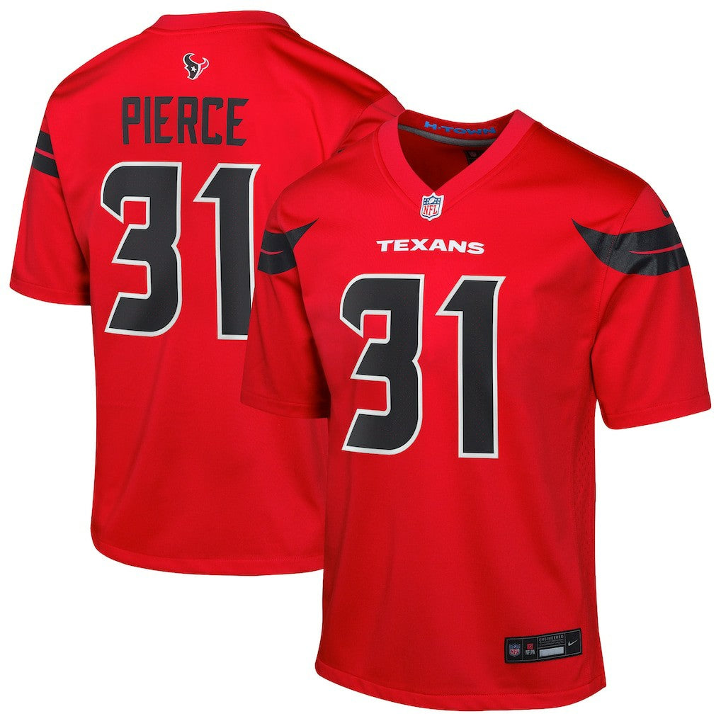NFL Houston Texans Dameon Pierce  Youth Game Jersey