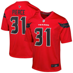 NFL Houston Texans Dameon Pierce  Youth Game Jersey