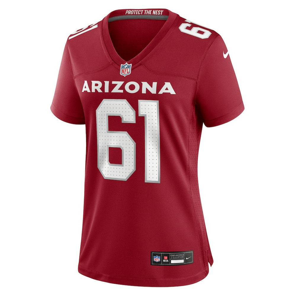 NFL Arizona Cardinals Carter O'Donnell  Women's Team Game Jersey
