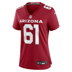 NFL Arizona Cardinals Carter O'Donnell  Women's Team Game Jersey