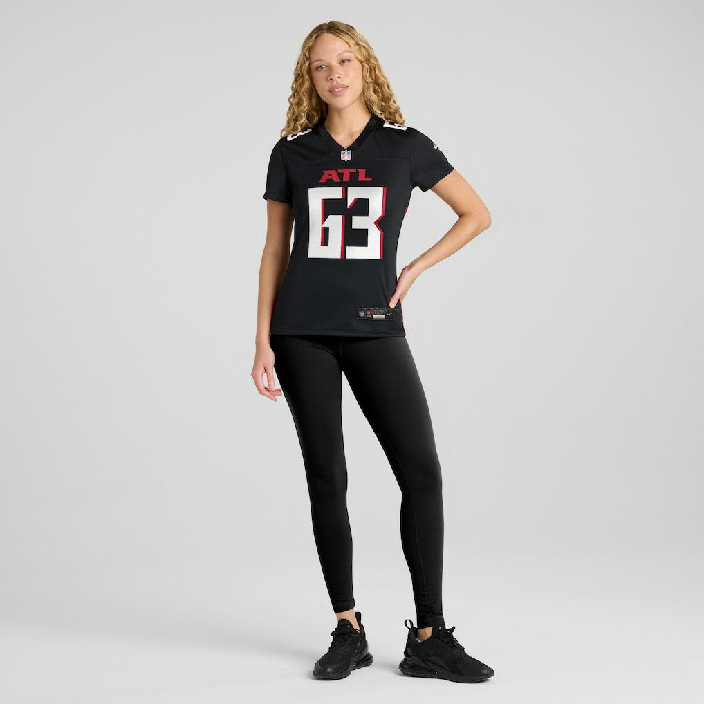 NFL Atlanta Falcons Chris Lindstrom  Women's Team Game Jersey