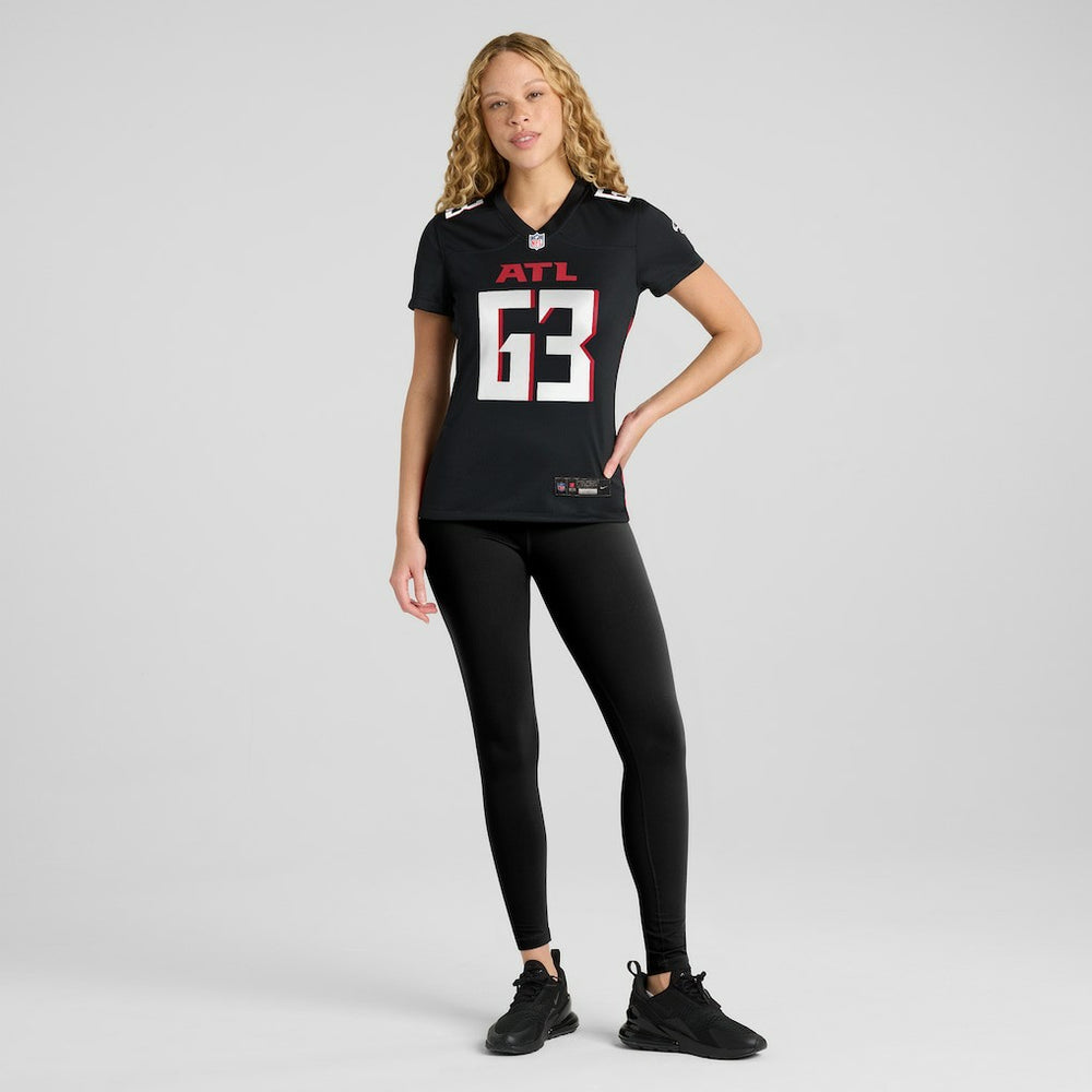 NFL Atlanta Falcons Chris Lindstrom  Women's Team Game Jersey