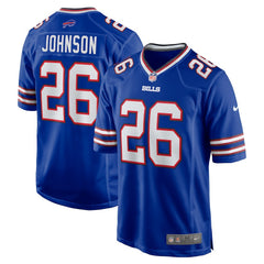 NFL Buffalo Bills Ty Johnson  Team Game Jersey