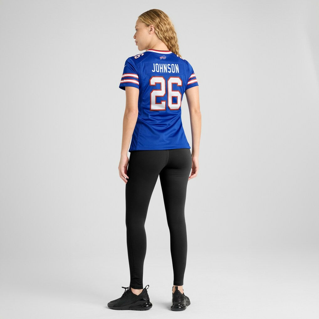 NFL Buffalo Bills Ty Johnson  Women's Team Game Jersey