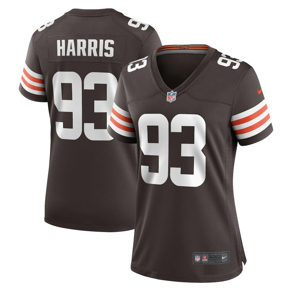 NFL Cleveland Browns Shelby Harris  Women's Team Game Jersey
