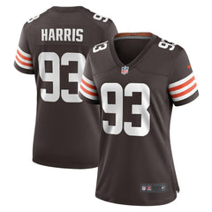 NFL Cleveland Browns Shelby Harris  Women's Team Game Jersey