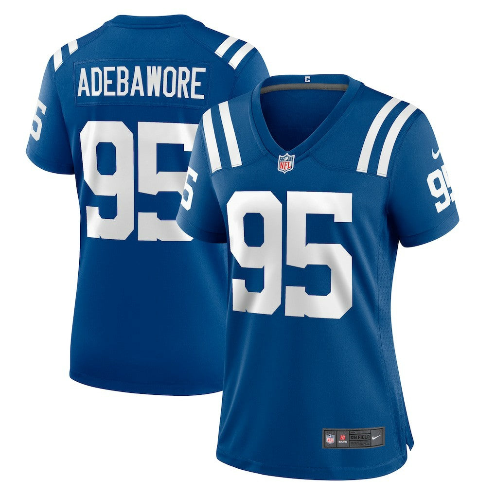 NFL Indianapolis Colts Adetomiwa Adebawore  Women's Team Game Jersey