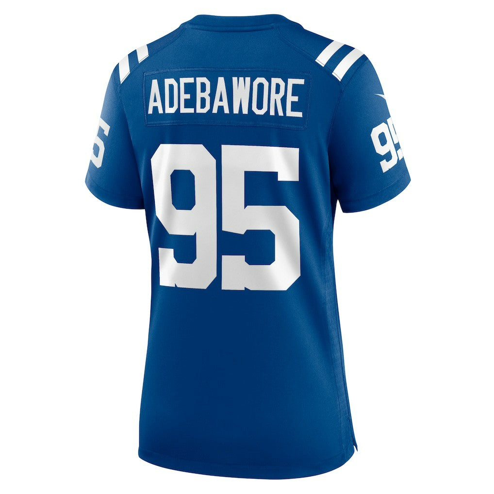 NFL Indianapolis Colts Adetomiwa Adebawore  Women's Team Game Jersey