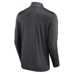 Chicago White Sox Profile Big & Tall Raglan Quarter-Zip Top - Black