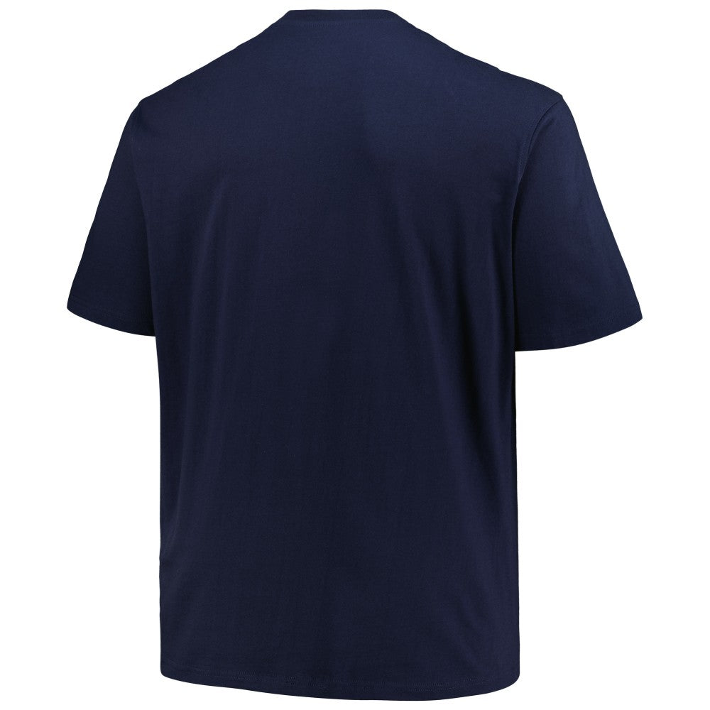 Milwaukee Brewers Profile Big & Tall Primary Logo T-Shirt - Navy