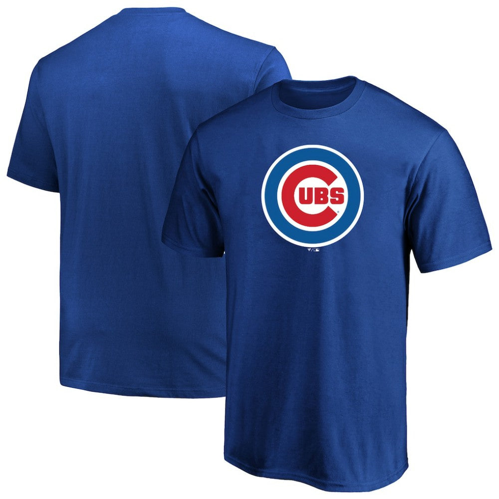 Chicago Cubs Profile Big & Tall Primary Logo T-Shirt - Royal
