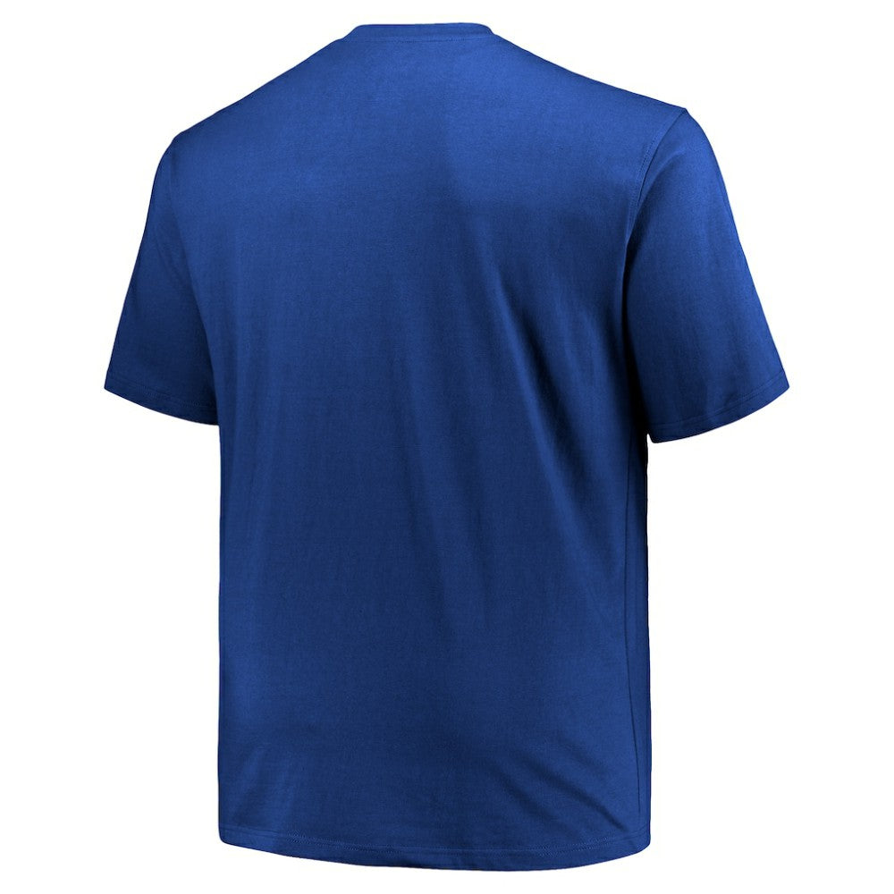 Chicago Cubs Profile Big & Tall Primary Logo T-Shirt - Royal