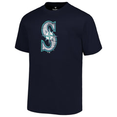 Seattle Mariners Profile Big & Tall Primary Logo T-Shirt - Navy