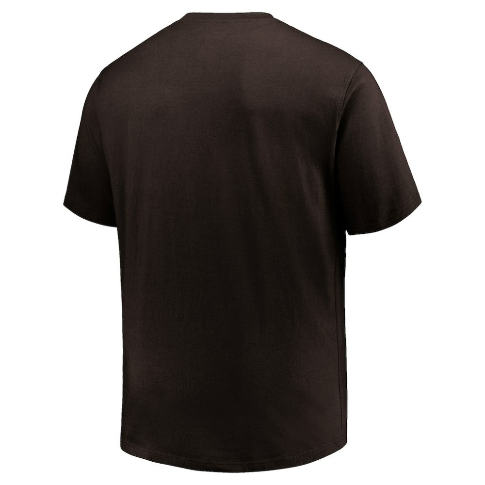 San Diego Padres Profile Big & Tall Primary Logo T-Shirt - Brown