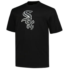 Chicago White Sox Profile Big & Tall Primary Logo T-Shirt - Black