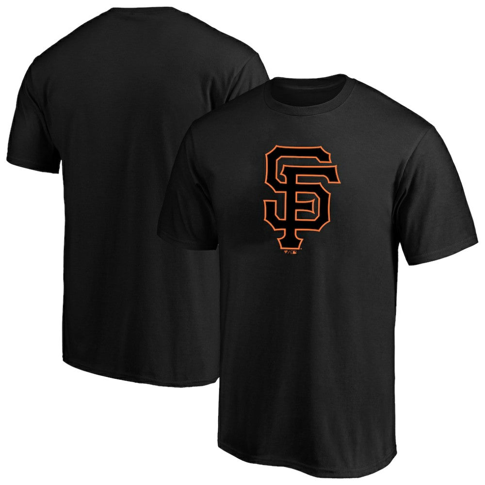 San Francisco Giants Profile Big & Tall Weathered Logo T-Shirt - Heather Black