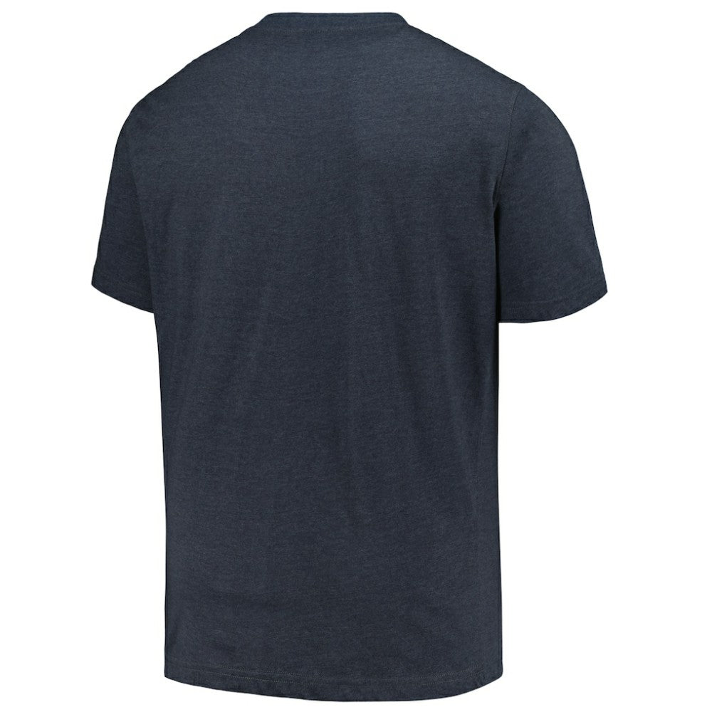 Seattle Mariners Profile Big & Tall Weathered Logo T-Shirt - Heather Navy
