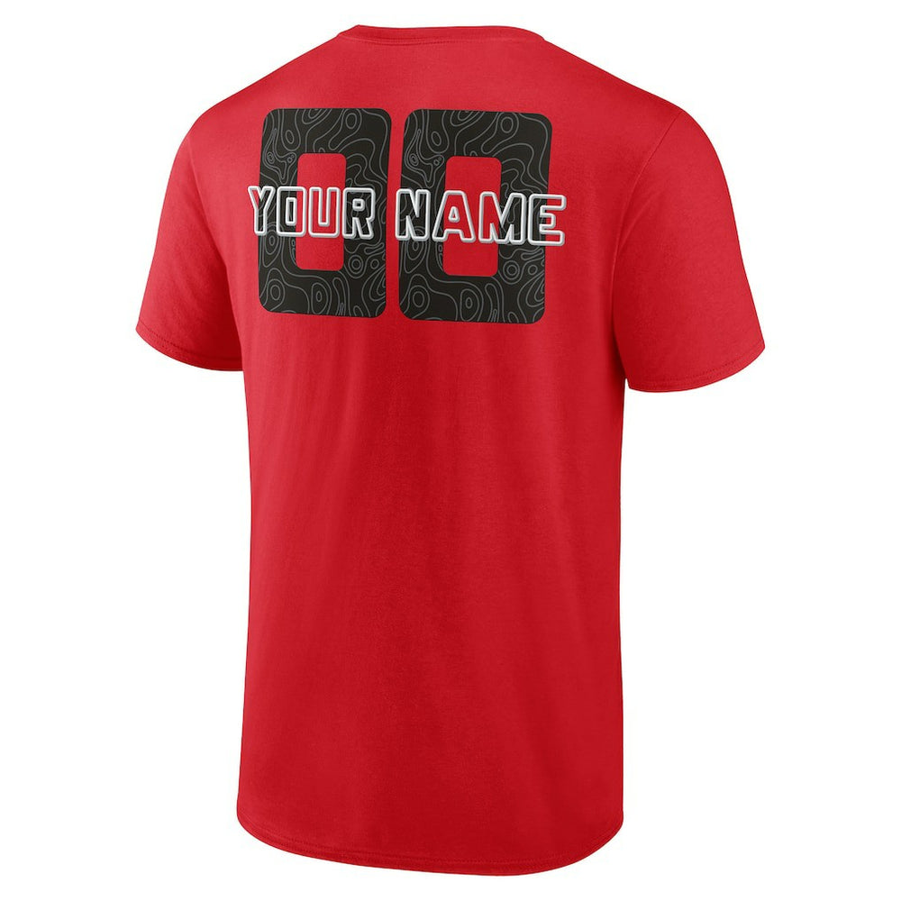 Chicago Bulls Stellar Personalized Name & Number T-Shirt sale - Red sale