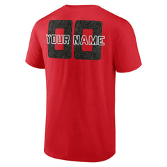 Chicago Bulls Stellar Personalized Name & Number T-Shirt sale - Red sale