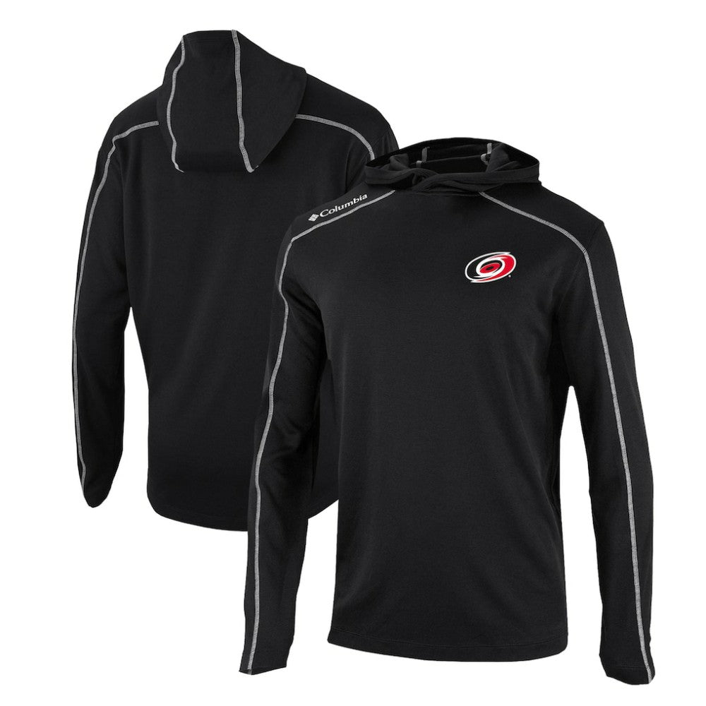 Carolina Hurricanes Columbia Omni-Wick Shotgun Long Sleeve Hoodie T-Shirt