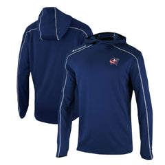 Columbus Blue Jackets Columbia Omni-Wick Shotgun Long Sleeve Hoodie T-Shirt