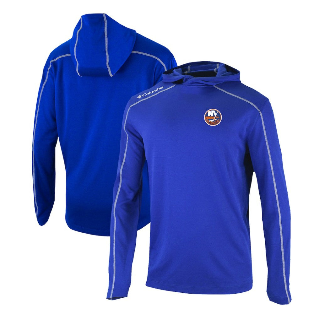 New York Islanders Columbia Omni-Wick Shotgun Long Sleeve Hoodie T-Shirt