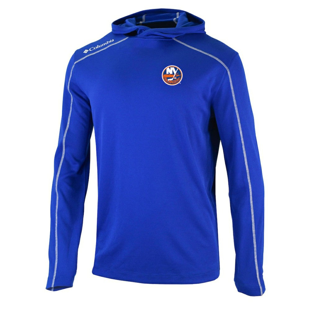 New York Islanders Columbia Omni-Wick Shotgun Long Sleeve Hoodie T-Shirt