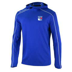 New York Rangers Columbia Omni-Wick Shotgun Long Sleeve Hoodie T-Shirt