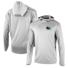San Jose Sharks Columbia Omni-Wick Shotgun Long Sleeve Hoodie T-Shirt
