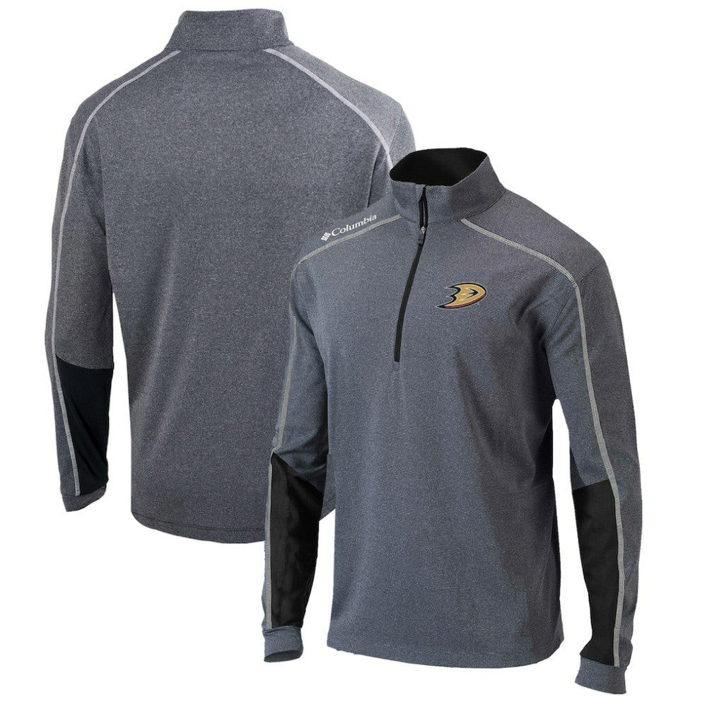 Anaheim Ducks Columbia Omni-Wick Shotgun 2.0 Quarter-Zip Pullover Top