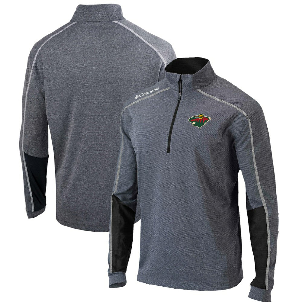 Minnesota Wild Columbia Omni-Wick Shotgun 2.0 Quarter-Zip Pullover Top