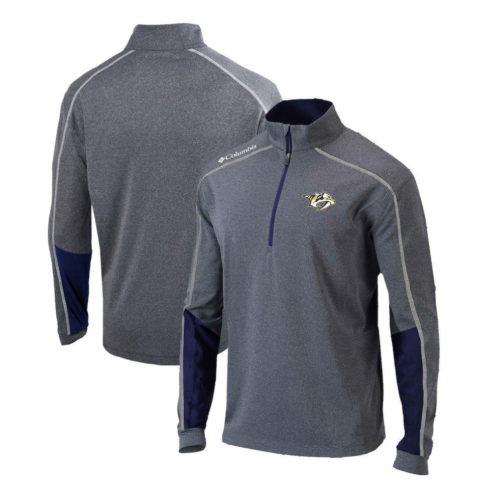 Nashville Predators Columbia Omni-Wick Shotgun 2.0 Quarter-Zip Pullover Top