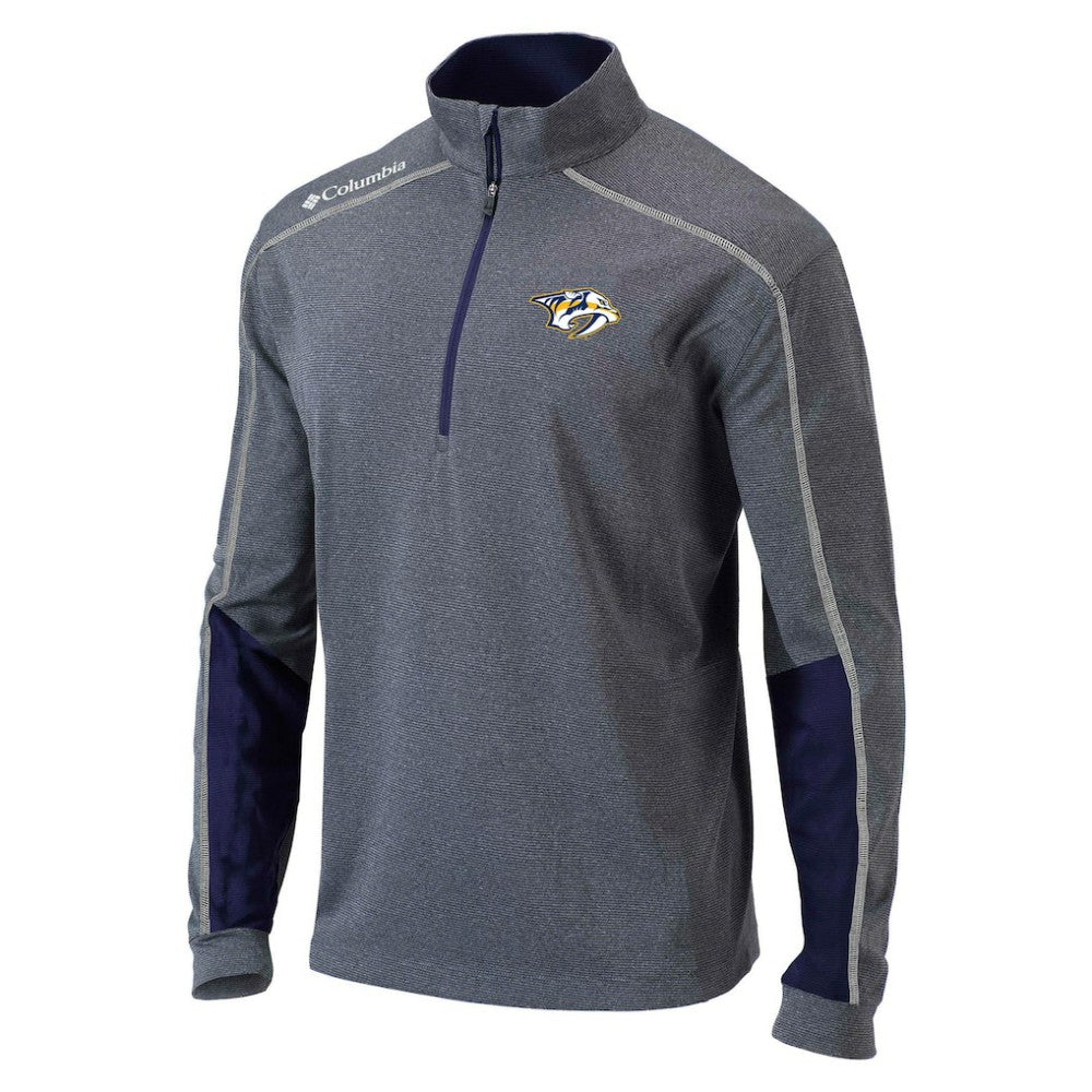 Nashville Predators Columbia Omni-Wick Shotgun 2.0 Quarter-Zip Pullover Top