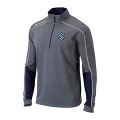 Seattle Kraken Columbia Omni-Wick Shotgun 2.0 Quarter-Zip Pullover Top