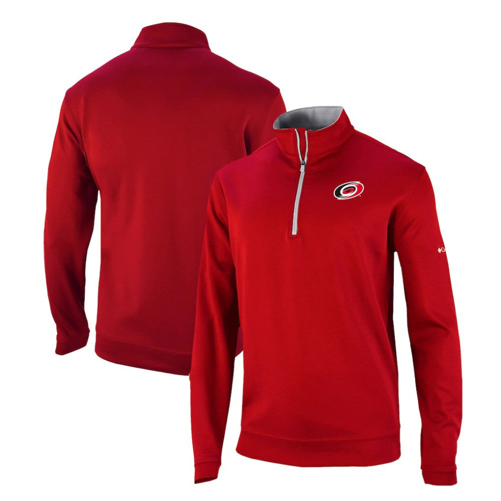 Carolina Hurricanes Columbia Omni-Wick Wickhams Hills Half-Zip Pullover Top