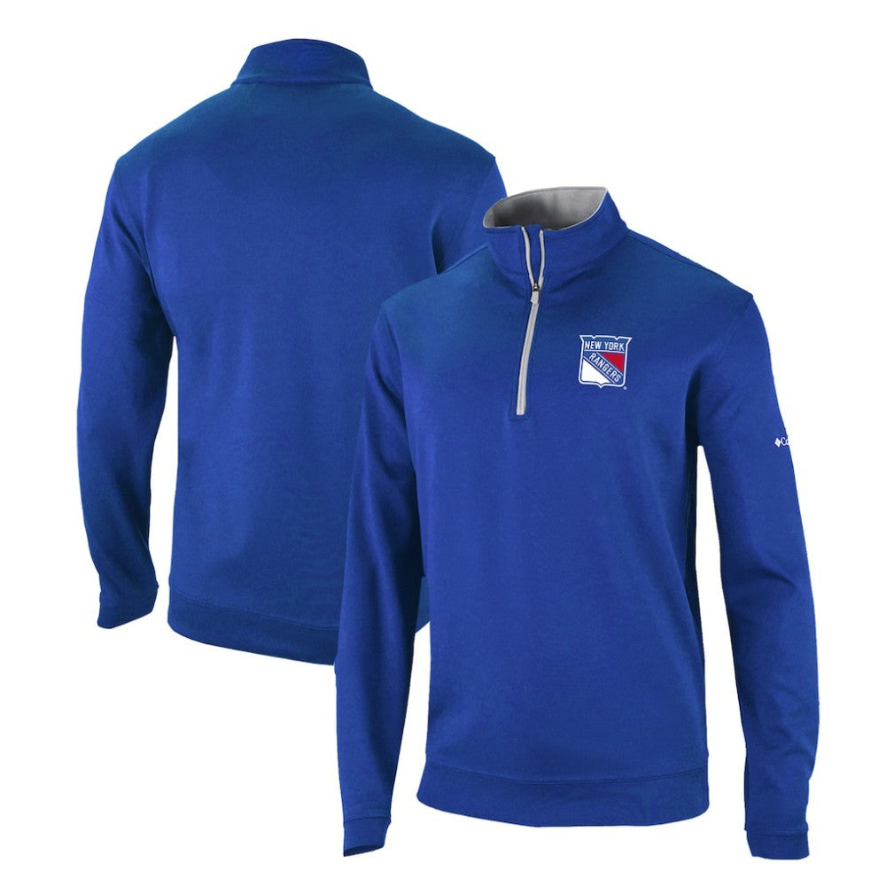New York Rangers Columbia Omni-Wick Wickhams Hills Half-Zip Pullover Top