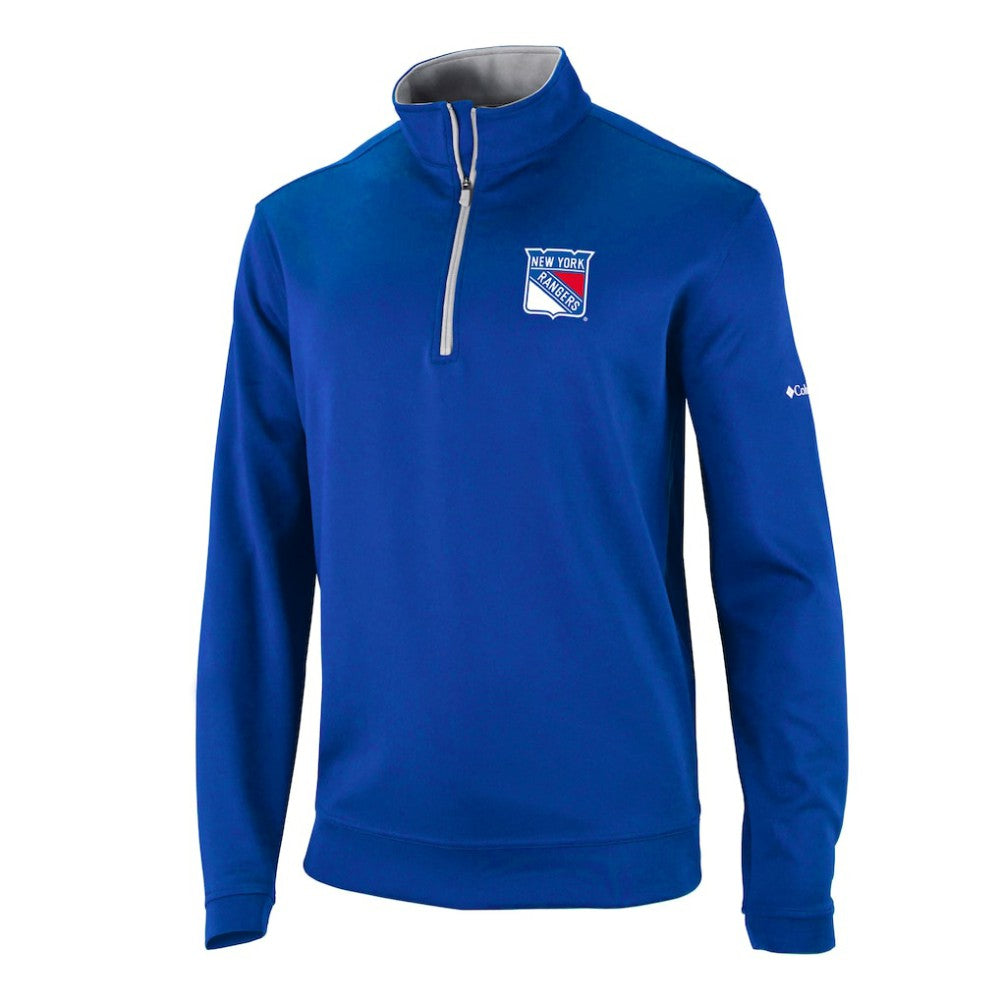 New York Rangers Columbia Omni-Wick Wickhams Hills Half-Zip Pullover Top
