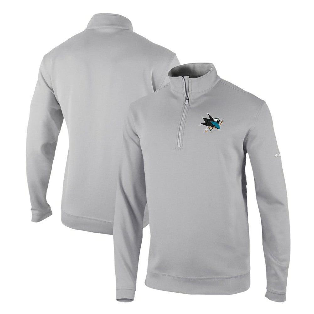 San Jose Sharks Columbia Omni-Wick Wickhams Hills Half-Zip Pullover Top